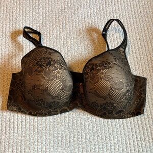 Cacique Black Lace  Underwire Bra